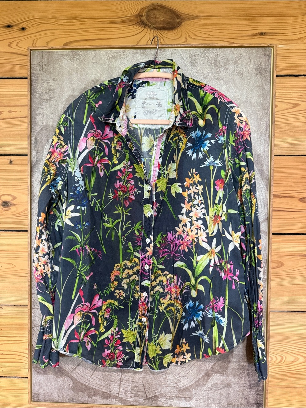 Sundance Cino Floral Button-Down Shirt - Black Multi